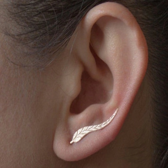 Jewelry - Leaves ear cuffs earrings